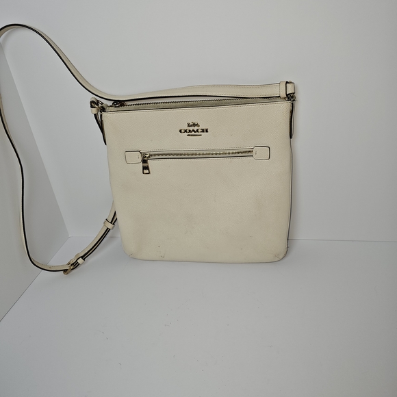 Coach Cream Crossbody Bag - Picture 1 of 7